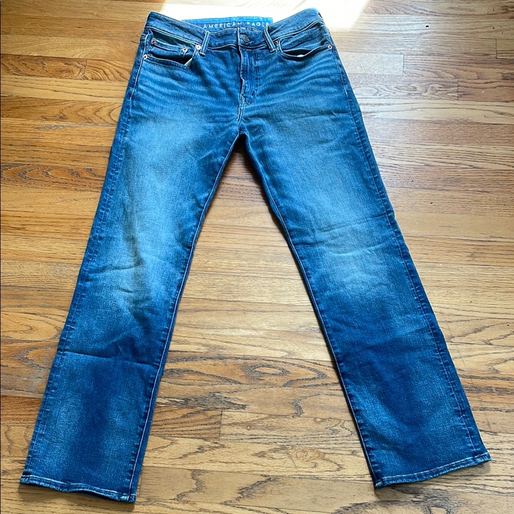 American Eagle Outfitters Blue Men's Bootcut Jeans
